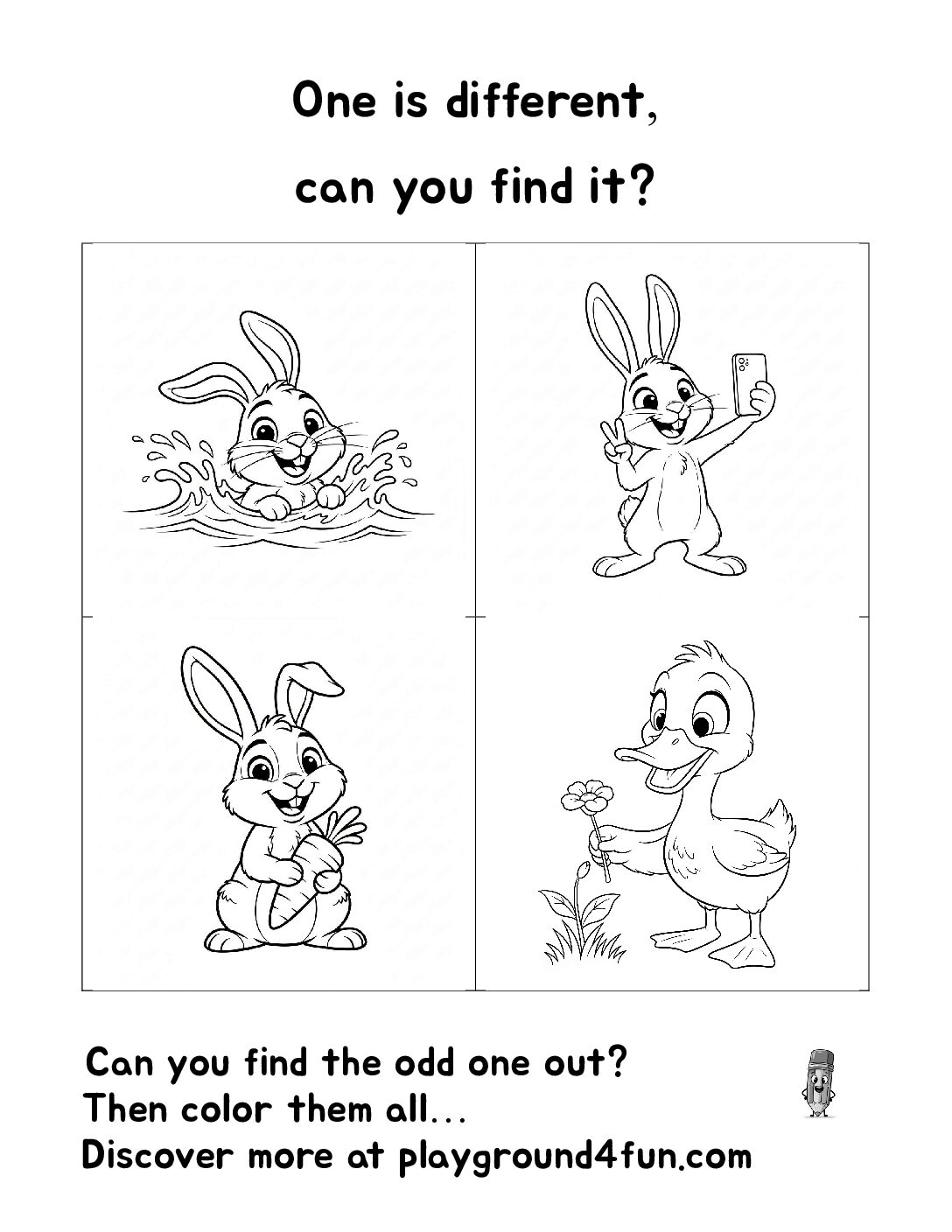 One is different, can you find it? #30