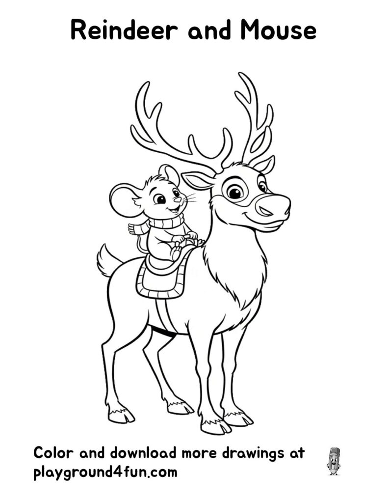 Reindeer and Mouse