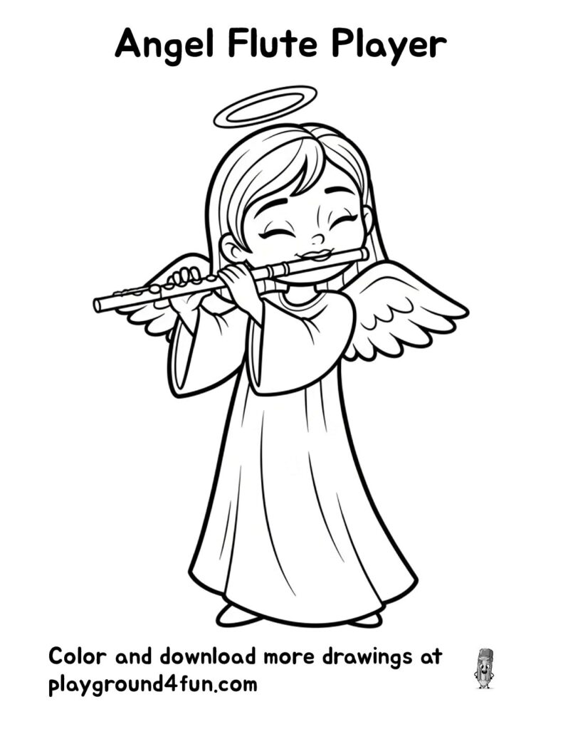 Angel Flute Player