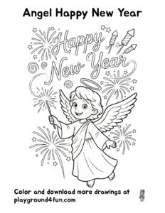 Angel Happy New Year