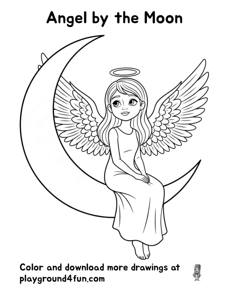 Angel by the Moon