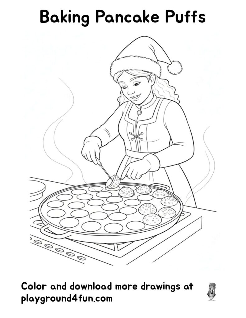 Baking Pancake Puffs