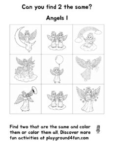 Can you find 2 the same – Angels I