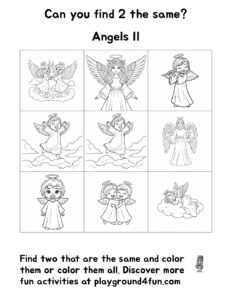Can you find 2 the same – Angels III