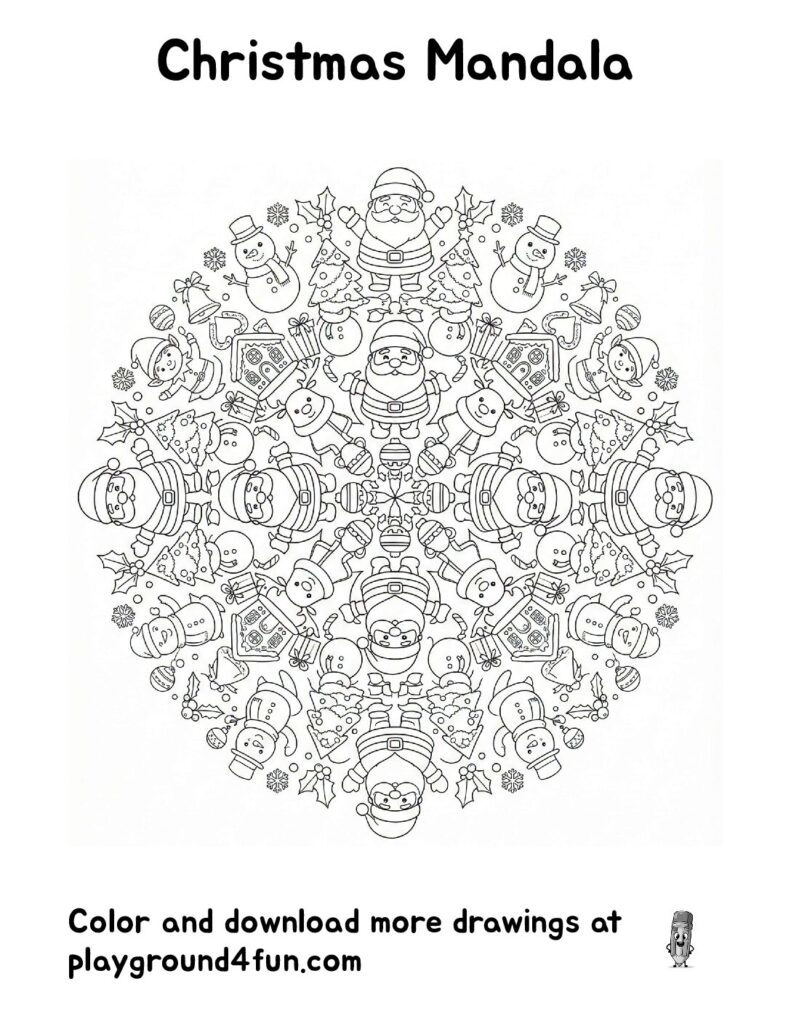 Christmas Mandala