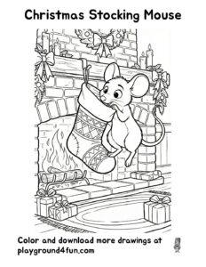 Christmas Stocking Mouse