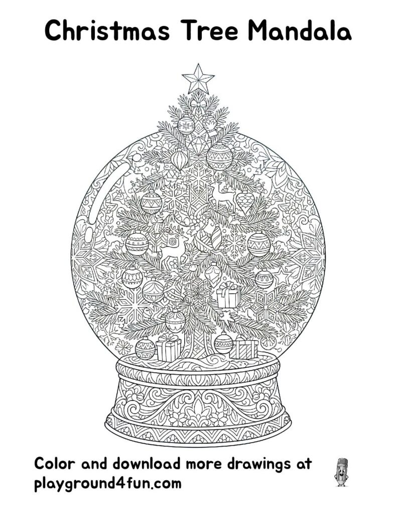 Christmas Tree Mandala