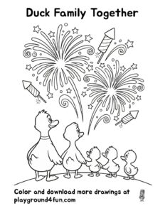 Duck Family Together