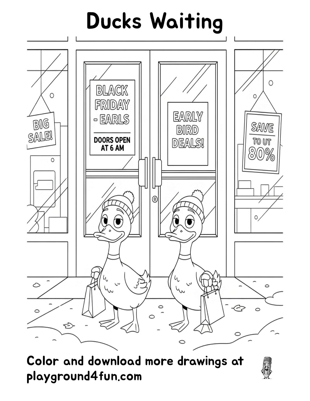 Ducks Waiting