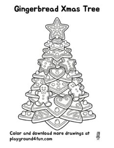 Gingerbread Xmas Tree