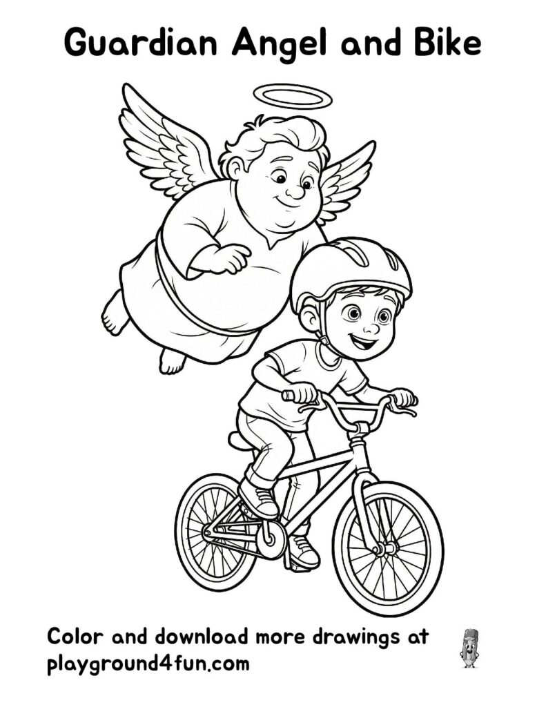 Guardian Angel and Bike
