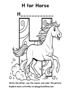 H for Horse