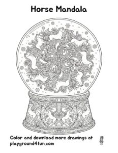 Horse Mandala