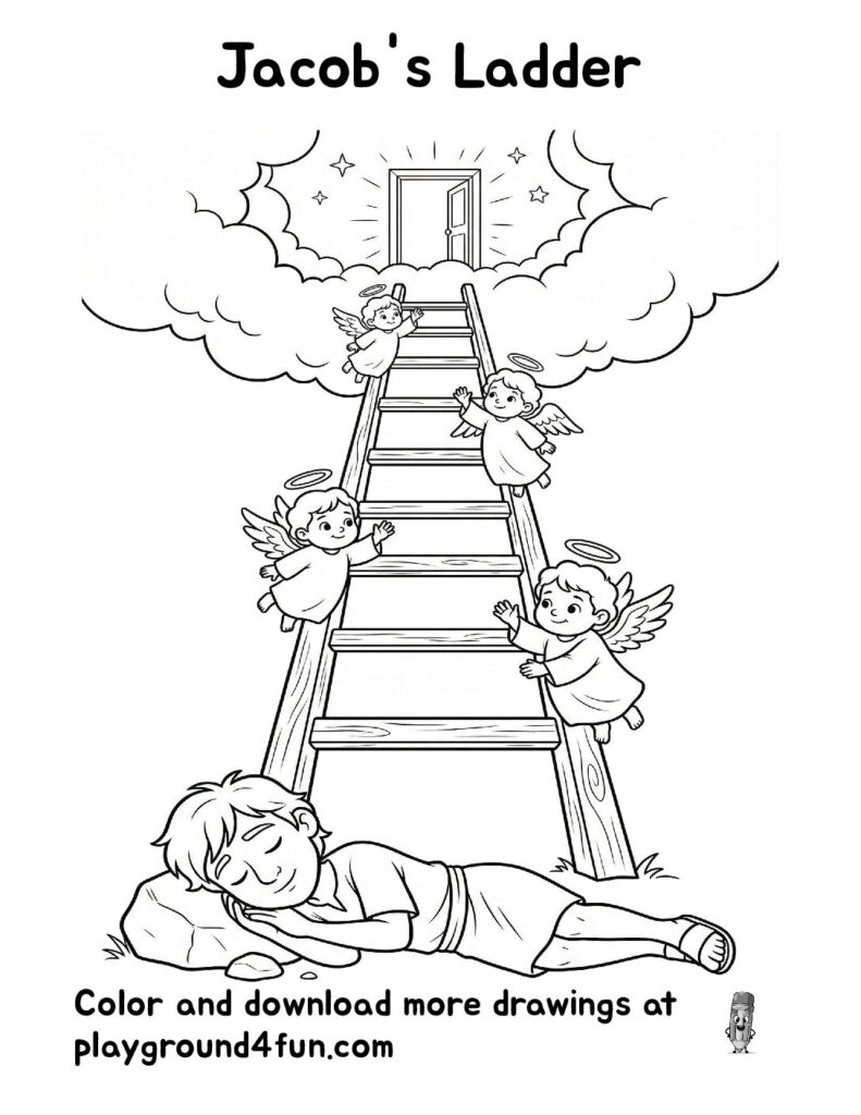 Jacob’s Ladder Coloring Pages