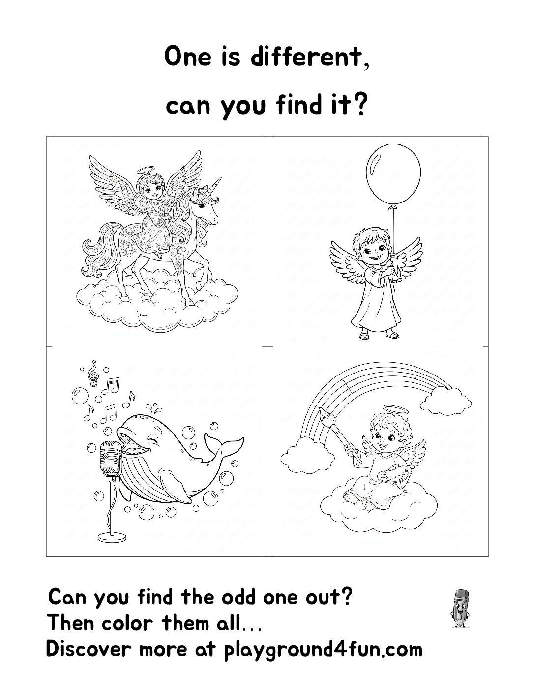 One is different, can you find it? #33