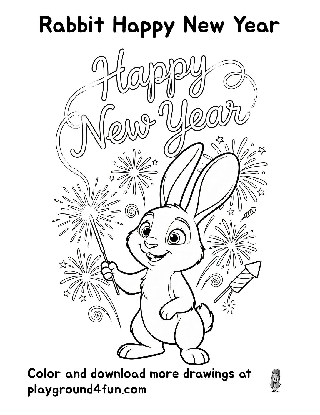 Rabbit Happy New Year