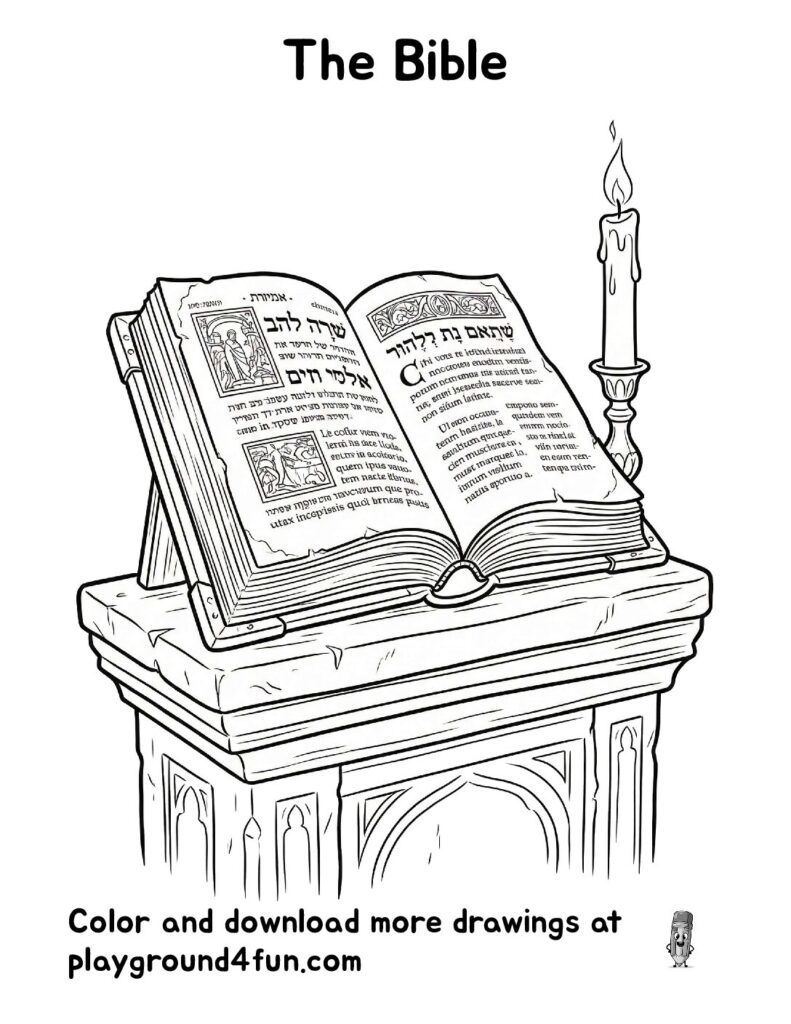 The Bible Coloring Pages