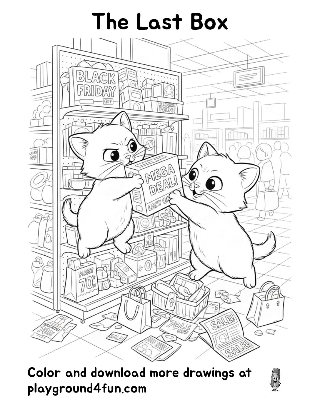 Coloring pages: The Last Box pdf