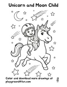 Unicorn and Moon Child