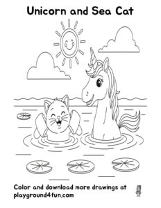 Unicorn and Sea Cat