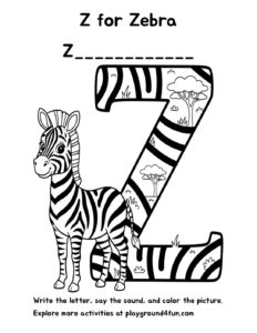 Z for Zebra