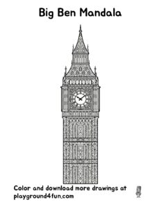 Big Ben Mandala