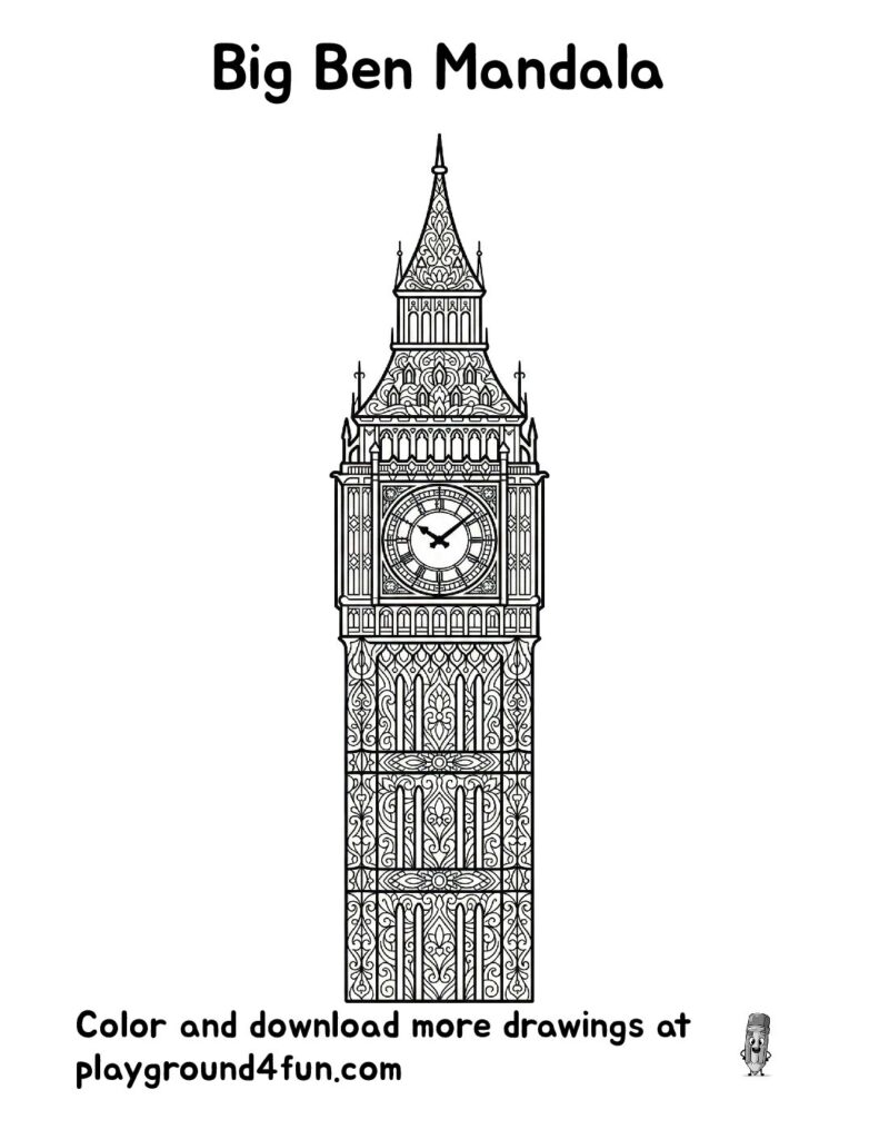 Big Ben Mandala