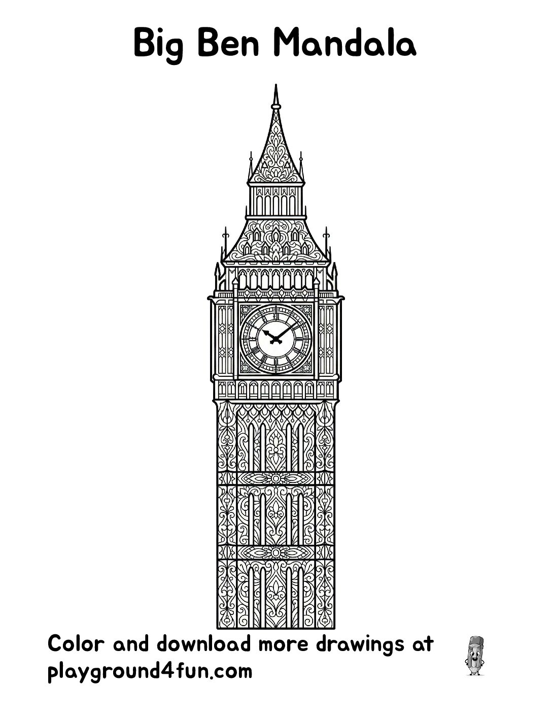 Big Ben Mandala