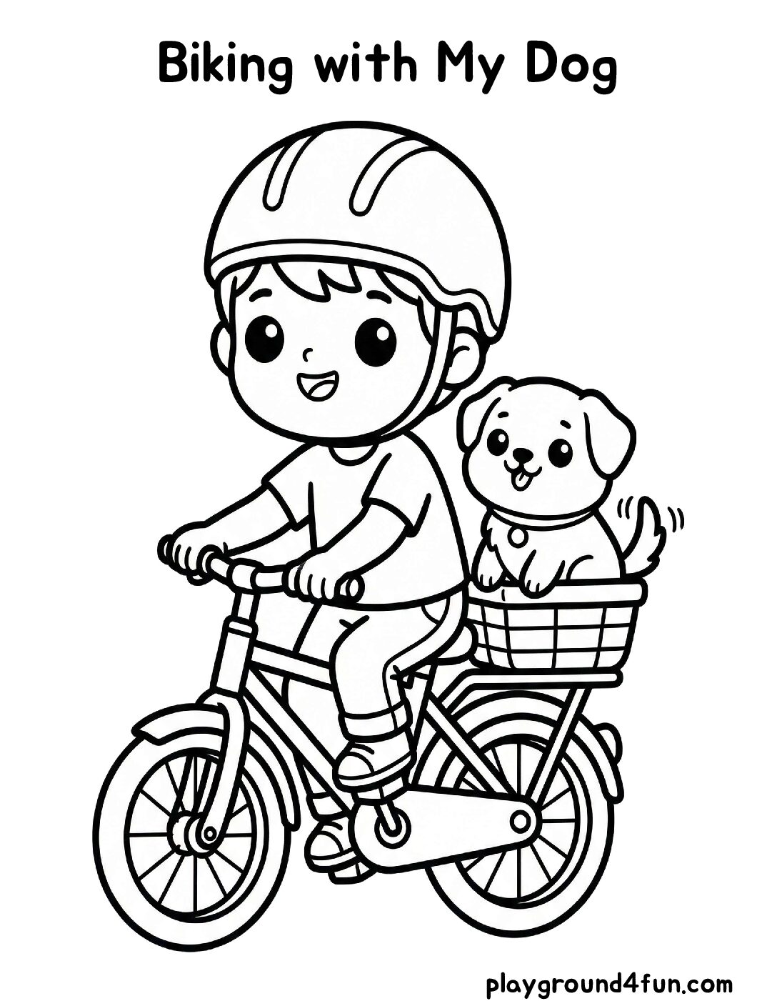 Biking with My Dog