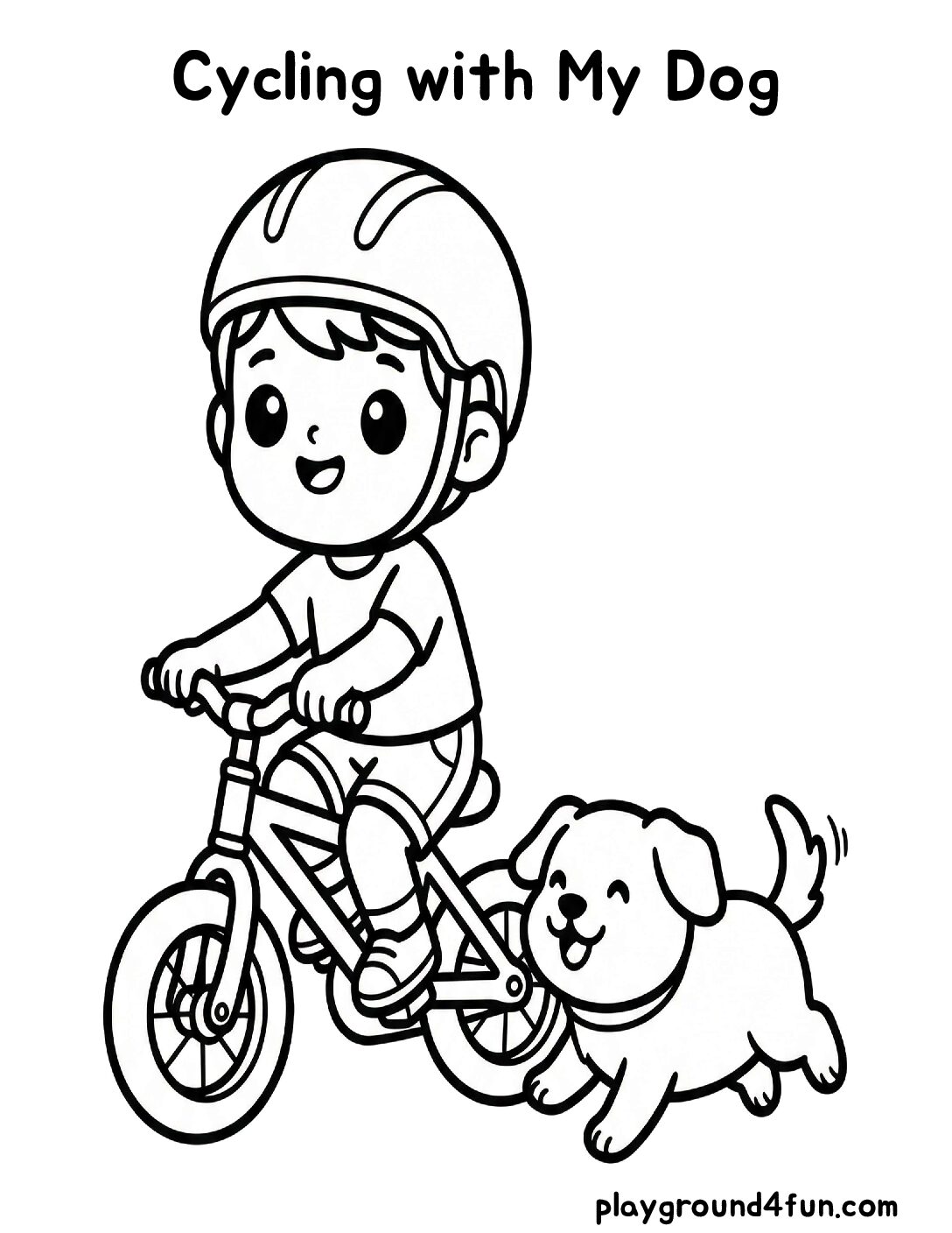 Cycling with My Dog