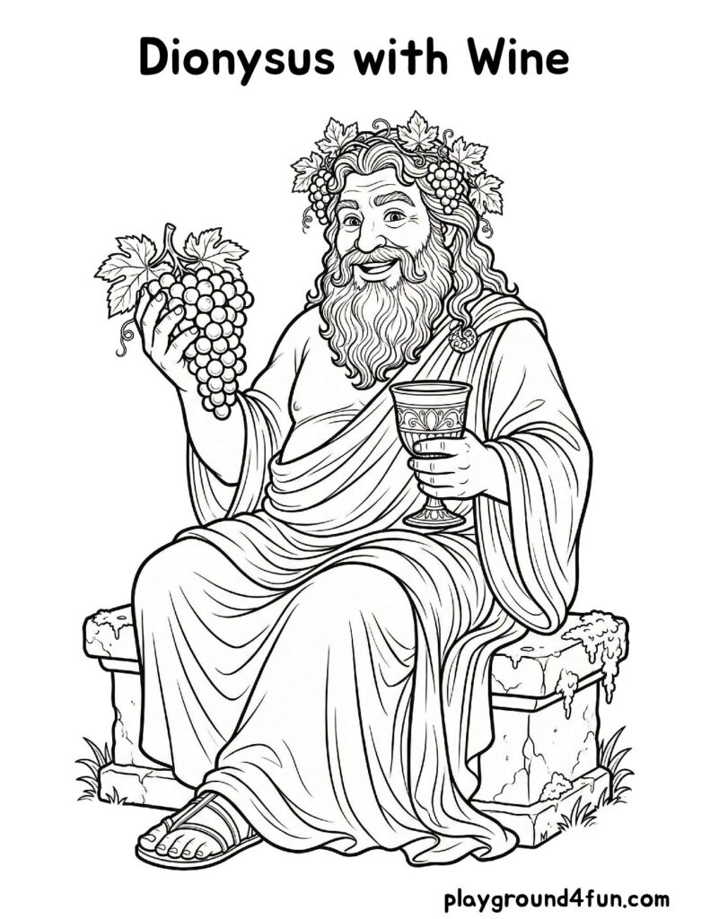 Dionysus with Wine