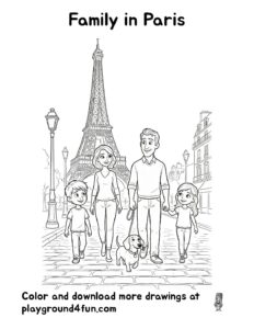 Family in Paris