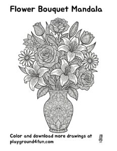 Flower Bouquet Mandala