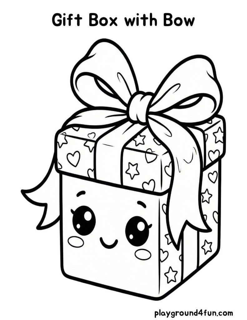 Gift Box with Bow