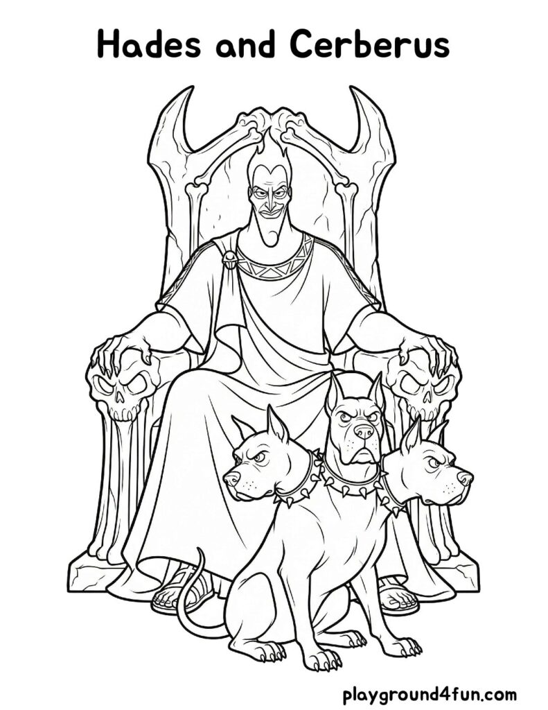 Hades and Cerberus