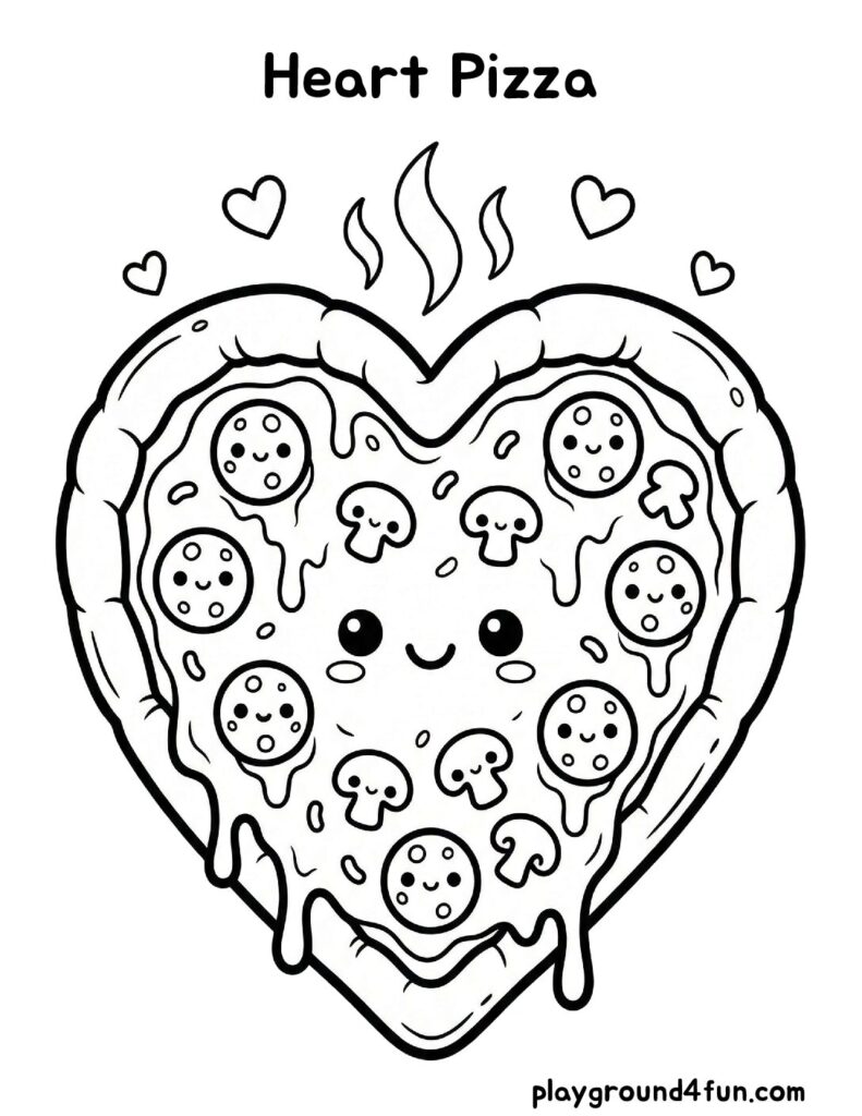 Heart Pizza