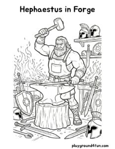 Hephaestus in Forge
