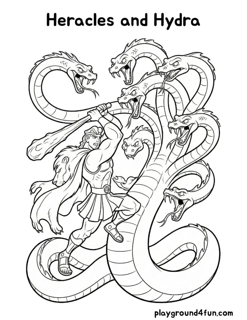 Heracles and Hydra