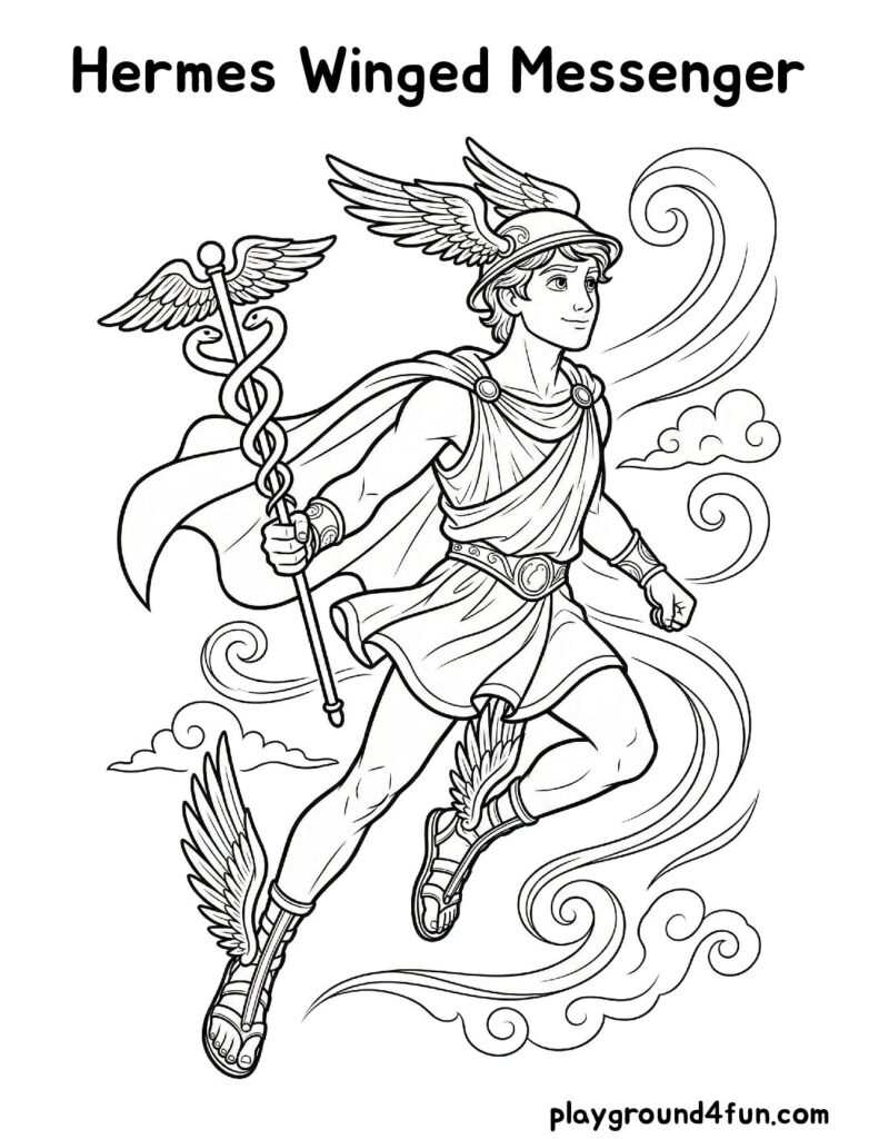 Hermes Winged Messenger