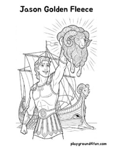 Coloring pages: Jason Golden Fleece pdf