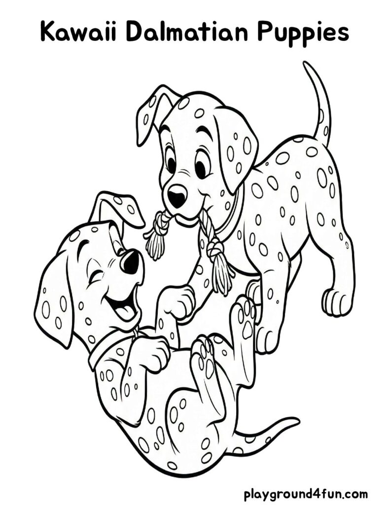 Kawaii Dalmatian Puppies