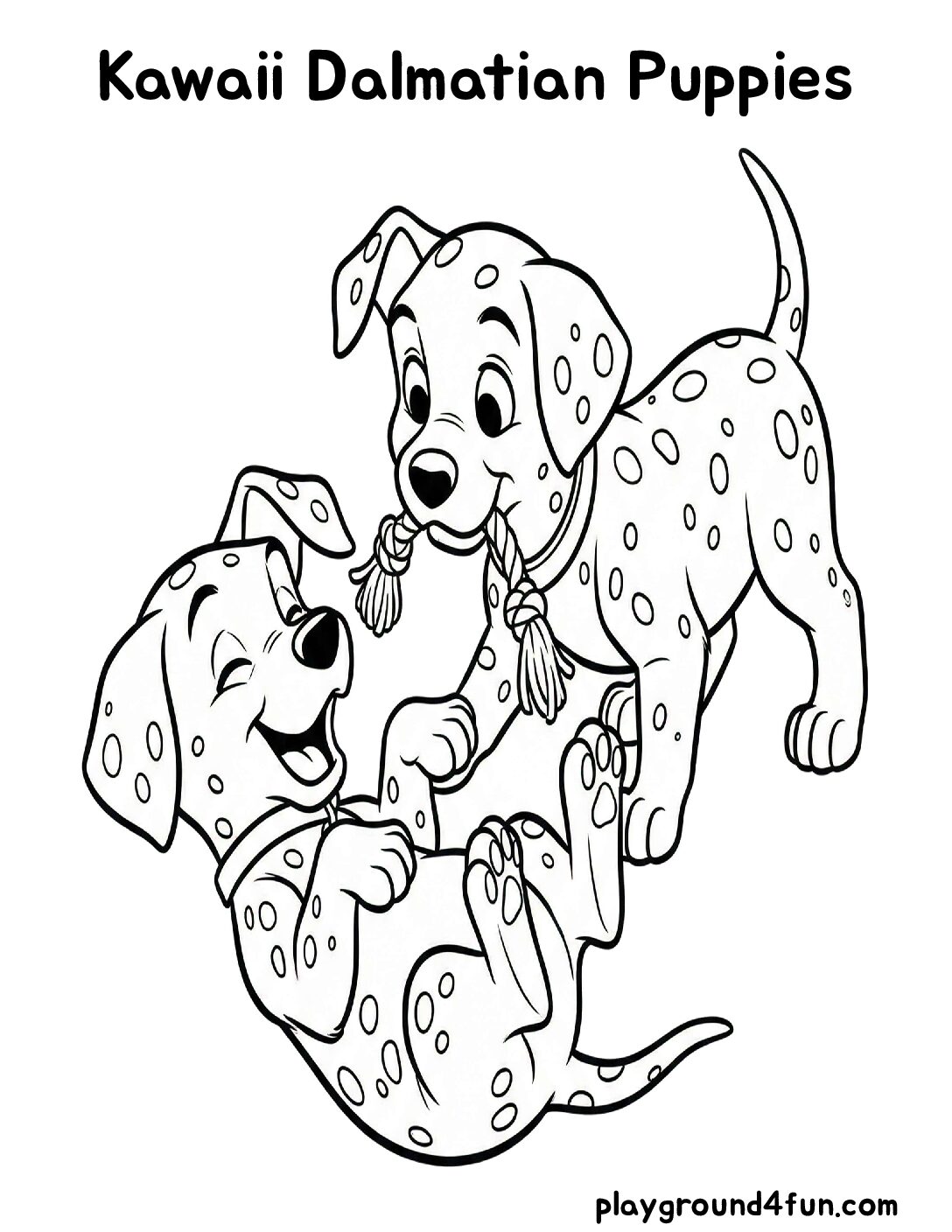 Kawaii Dalmatian Puppies