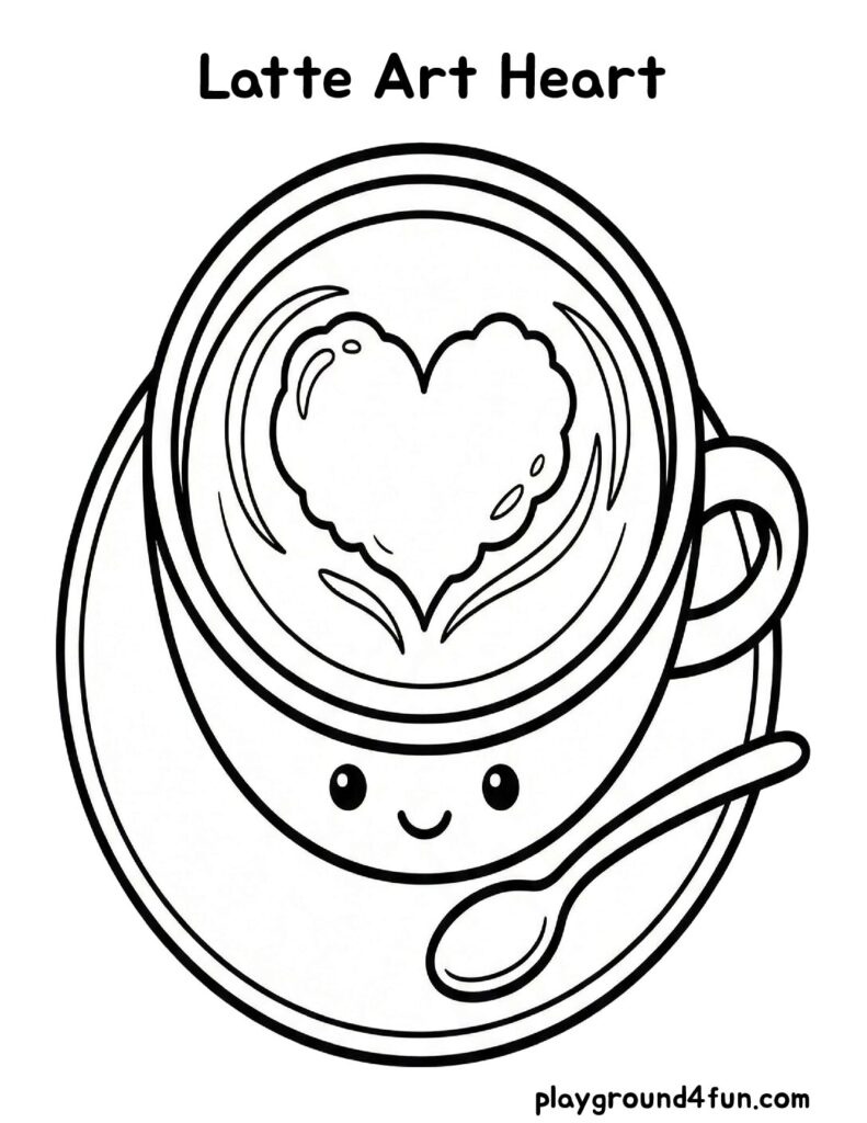 Latte Art Heart