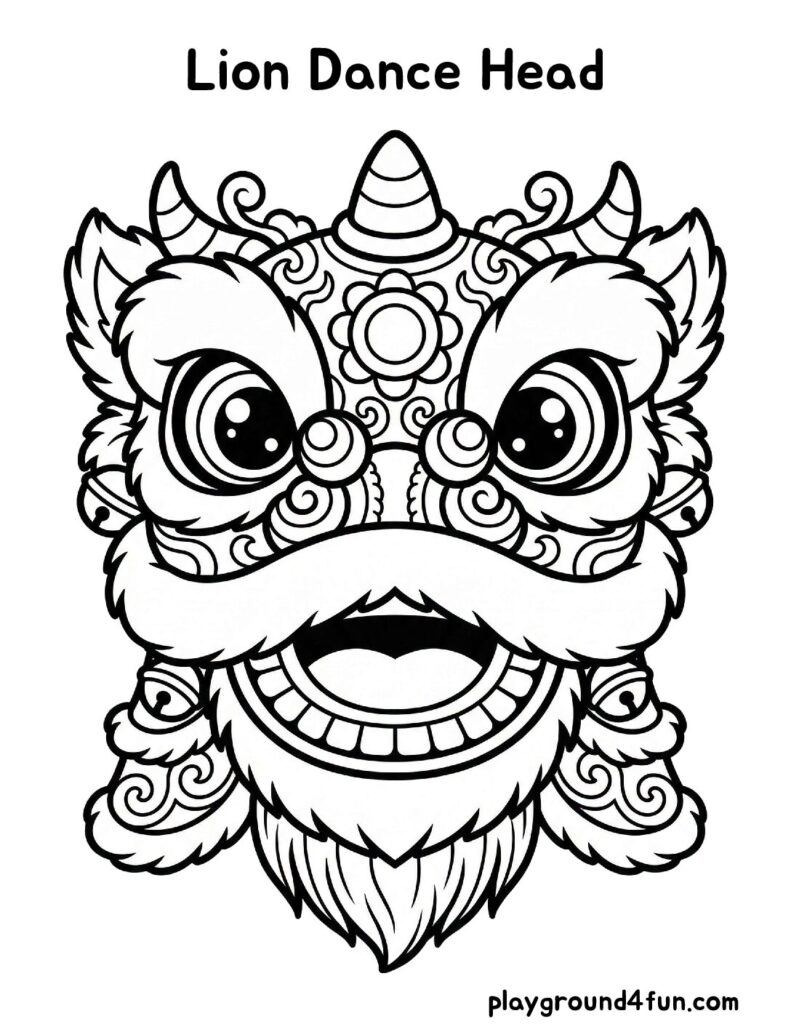 Lion Dance Head