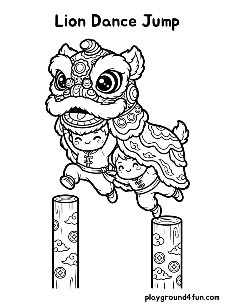 Lion Dance Jump