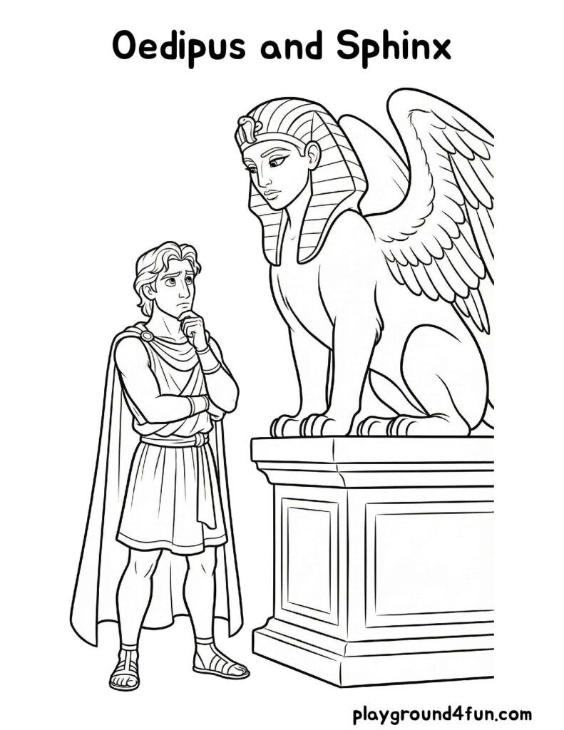 Oedipus and Sphinx