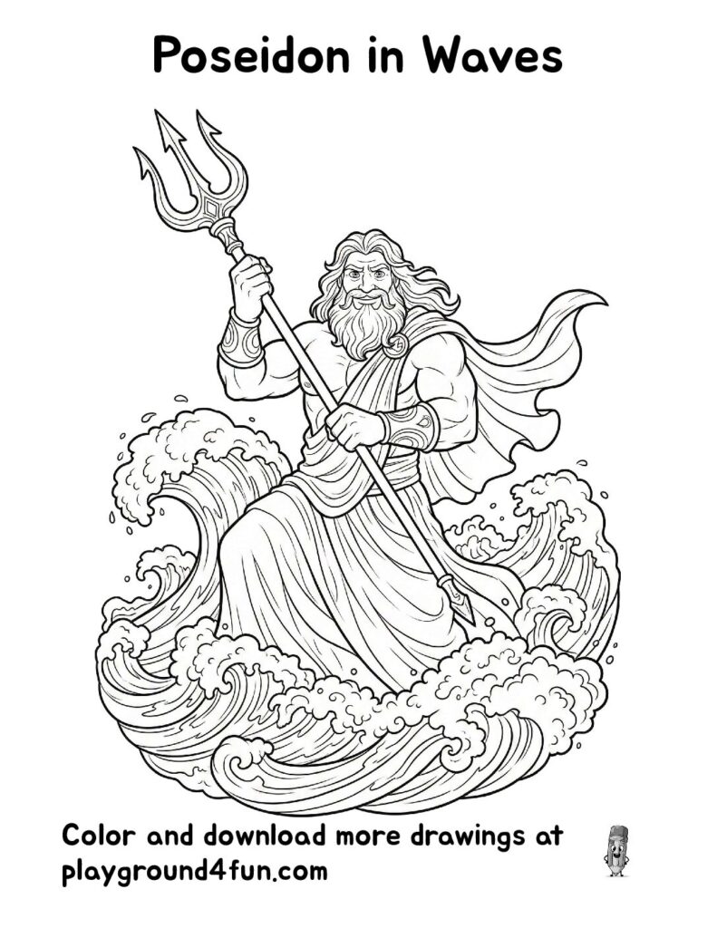Poseidon in Waves