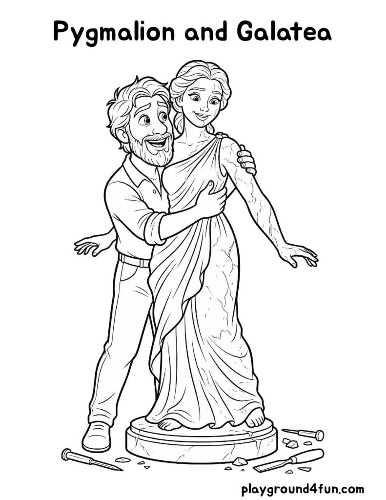 Pygmalion and Galatea
