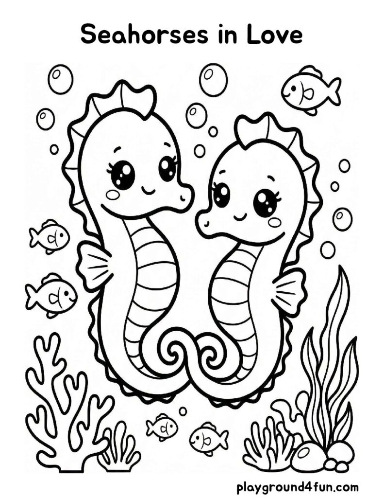 Seahorses in Love