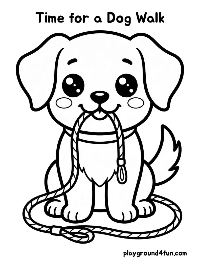 Free Dog Coloring Pages